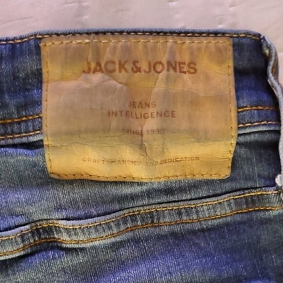 JACK & JONES "Slim Glenn" Button Closure Jeans Intelligence GE #141 - Picture 7 of 13